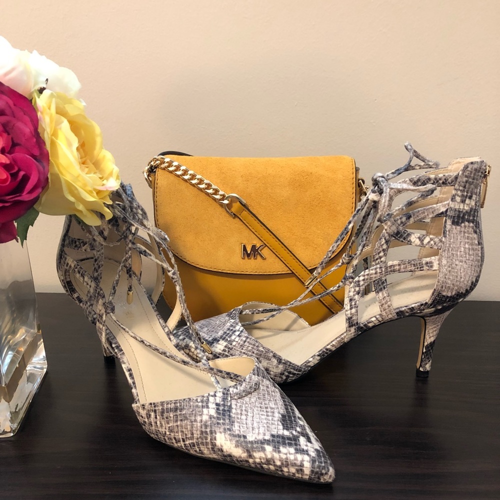 Marc Fisher Leather Snakeskin Pump